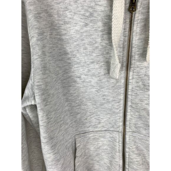 Soulcal & Co Kids Grey Zip-Up Hoodie Size 12 With Drawstrings & Patch Logo - Picture 4 of 6